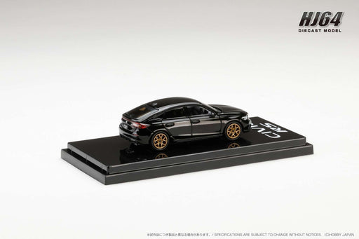 HJ64 1/64 Honda Civic RS Custom Version Crystal Black Pearl HJ642046BBK NEW_2