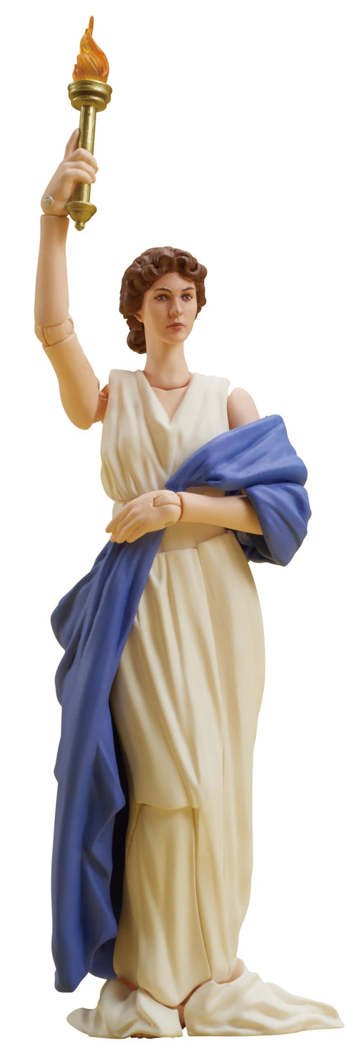 DIGACTION TORCH LADY OF COLUMBIA 80mm non-scale PVC Painted Action Figure NEW_1
