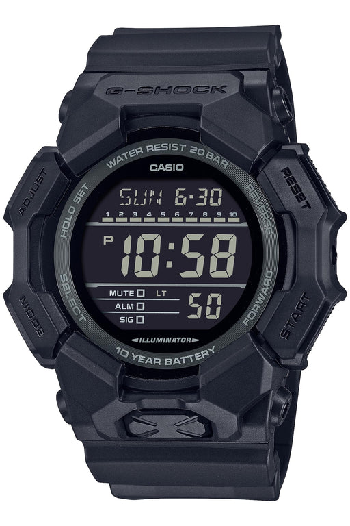 CASIO G-SHOCK GD-010-1A1JF Total Black Carbon Big Case Digital Men Watch NEW_1