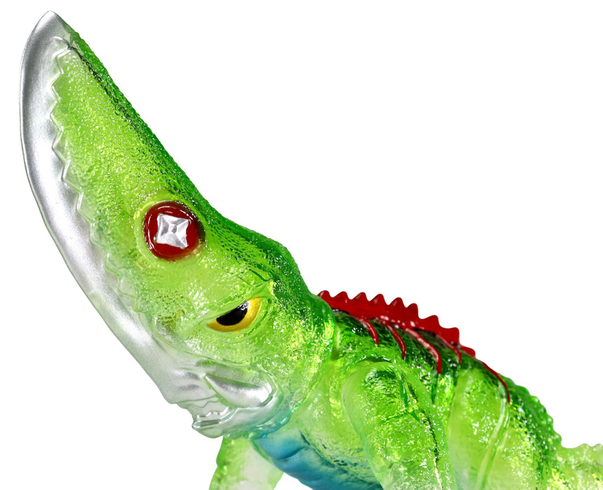 CCP Middle Size Series Gamera Vol.3 Guiron 1969 Clear Green Ver. 130mm Figure_5