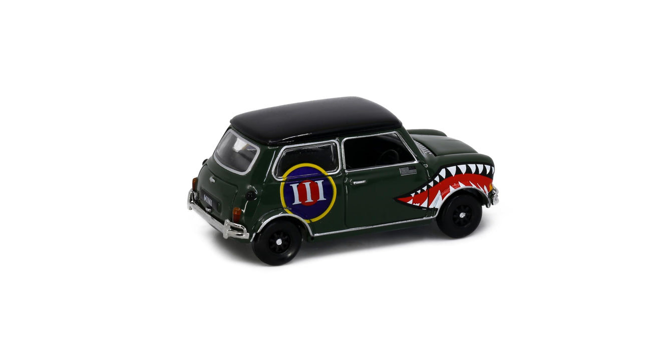 Tiny City 1/50 Mini Cooper Art Shark Diecast Miniature Car HYP00003 Door Open_3