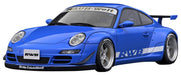 TK. Company Ignition Model 1/18 RWB 997 Blue Resin Miniature Car IG3256 NEW_1