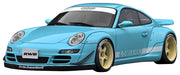 TK. Company Ignition Model 1/18 RWB 997 Green Resin Miniature Car IG3257 NEW_1