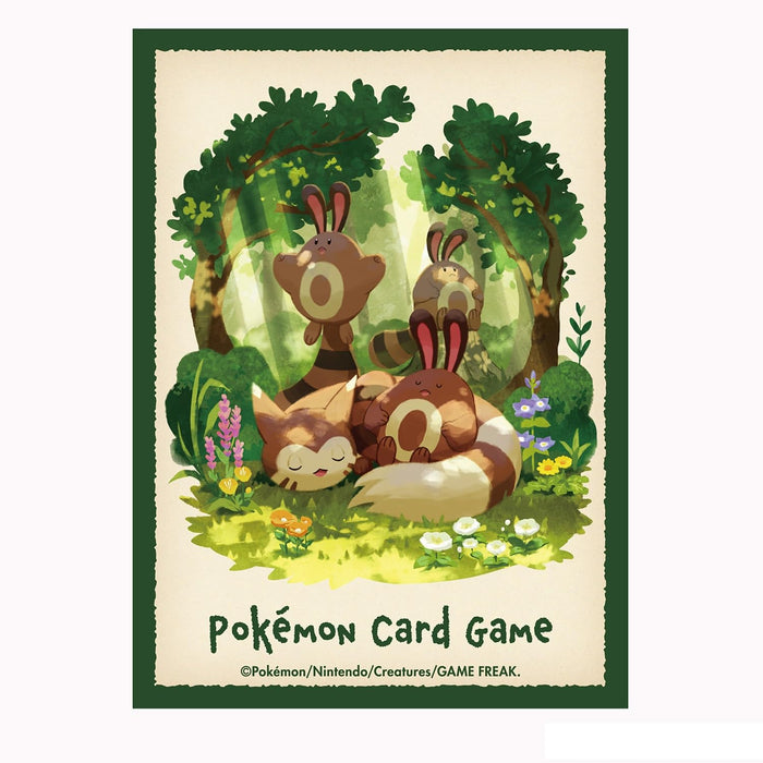 Pokemon Center Original Pokemon Card Game Deck Shield Furret & Sentret 63.5x88mm_1