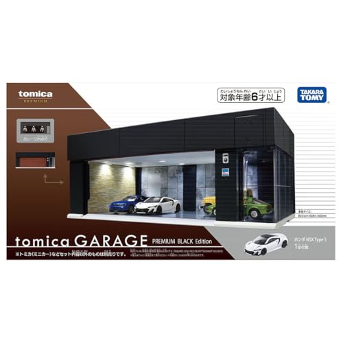 TAKARATOMY tomica GARAGE PREMIUM BLACK Edition Honda NSX Type S mini car NEW_3