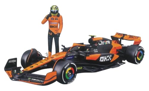 Bburago 1/24 McLaren F1 Team MCL38 2024 No.4 L.Norris w/Driver BUR28040N NEW_1