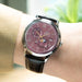 Orient Bambino RN-AK0807R SUN & MOON Red Dial Automatic Mechanical Men Watch NEW_2