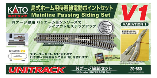 Kato N gauge Unitrack V1 Mainline Passing Siding Set Variation 1 20-860 NEW_1
