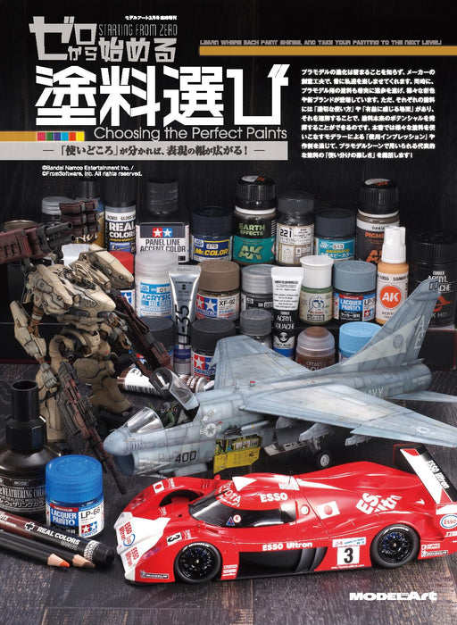 Model Art Special Edition Choosing the Perfect Paints 2025 March (Book) NEW_1