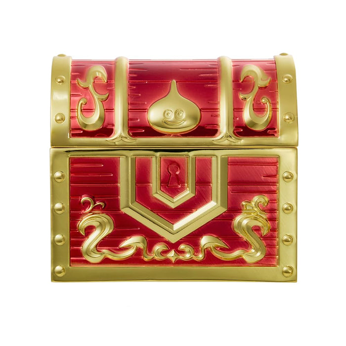 Square Enix Dragon Quest Metallic Items Gallery Treasure Chest Alloy Zinc Figure_1