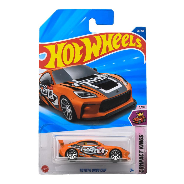 Mattel Hot Wheels Basic Cars Toyota GR86 Cup Orange Diecast Miniature Car JFN36_4