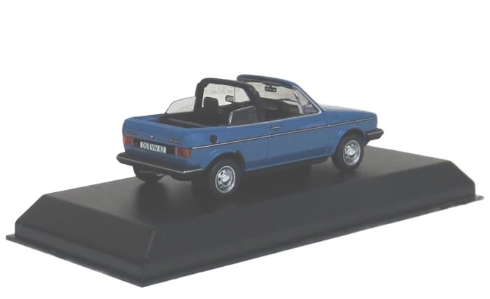 Norev 1/43 VOLKSWAGEN Golf Convertible 1981 Monaco Blue Diecast Car 840069 NEW_2