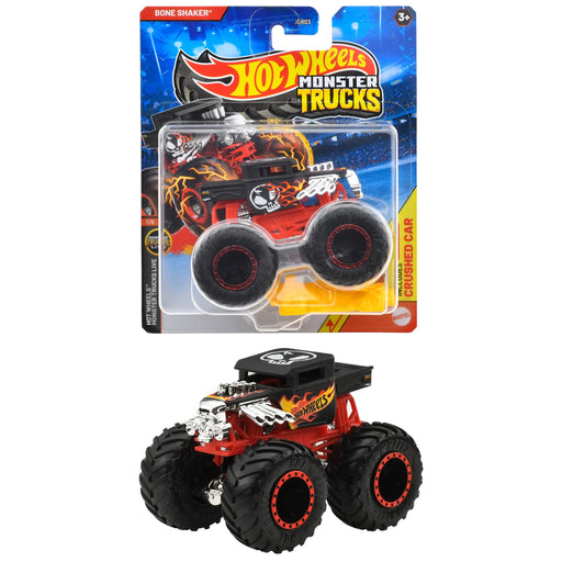 Mattel Hot Wheels Monster Truck 1/64 Bone Shaker Miniature Diecast Car JGR03 NEW_1