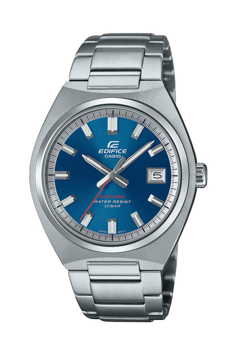 Casio EDIFICE EFB-109DJ-2AJF Blue Dial Stainless Steel Men Watch Date Indicator_1