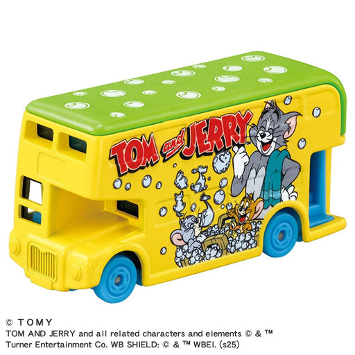 Takara Tomy Dream Tomica SP Tom and Jerry Wrapping Bus Yellow Diecast Car NEW_2
