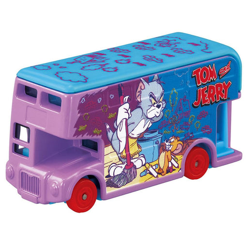 Takara Tomy Dream Tomica SP Tom and Jerry Wrapping Bus Purple Diecast Car NEW_1