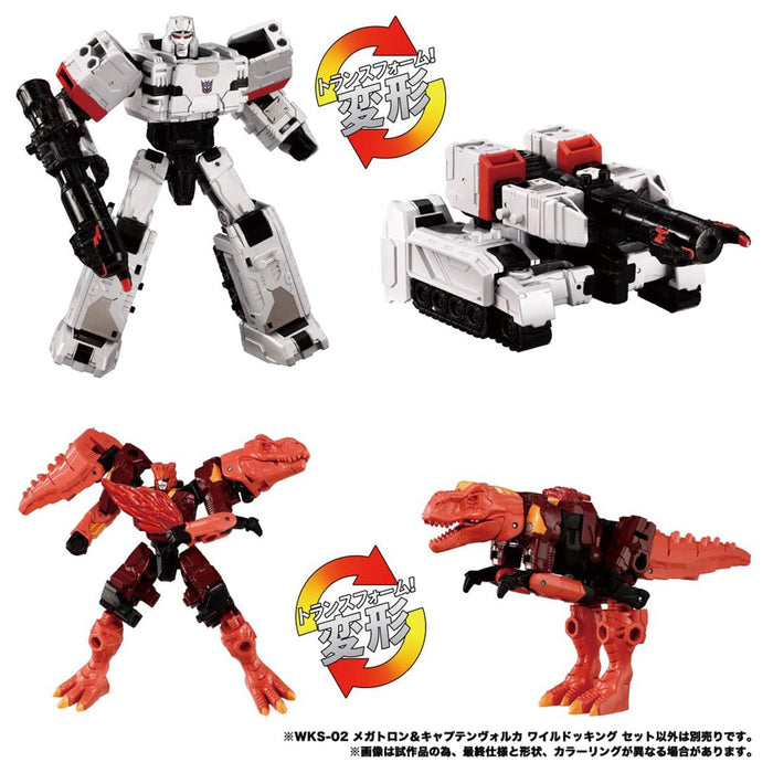Takara Tomy Transformers Wildking WKS-02 Megatron & Captain Volka Wildocking Set_2