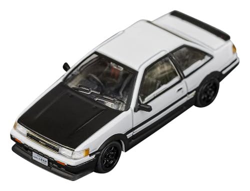 DIECASTTEAM 1/64 Toyota Corolla LEVIN White/Black hood Diecast Car LL-009-145_1