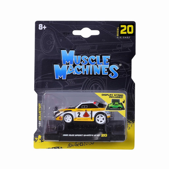 Kyosho Maisto Muscle Machines 1/64 Audi Sports Quattro S1 E2 1968 MS15560WY NEW_8