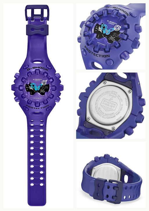 Casio G-Shock GA-V01-2AJF NEW BIG CASE BASIC Purple Analog Digital Men Watch_2