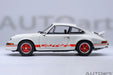 Autoart 1/18 Porsche 911 Carrera 2.7 RS Grand Prix White / Red Stripe 78030 NEW_3