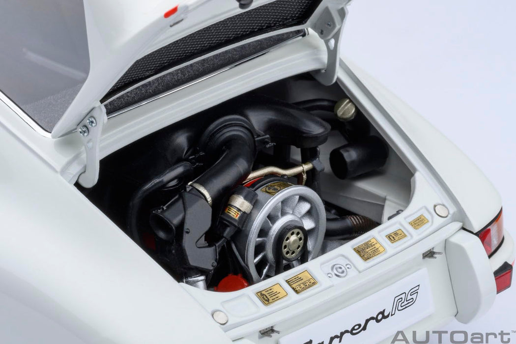 Autoart 1/18 Porsche 911 Carrera 2.7 RS Grand Prix White / Red Stripe 78030 NEW_4