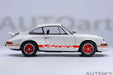 Autoart 1/18 Porsche 911 Carrera 2.7 RS Grand Prix White / Red Stripe 78030 NEW_9