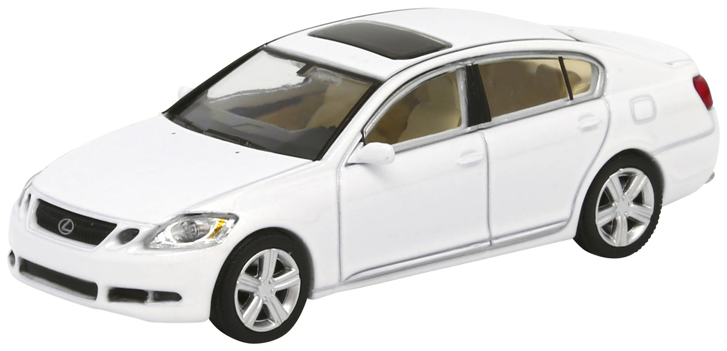 Genesis Company Model 1 1/64 Lexus GS300 Crystal White LHD Diecast Car C33222_1
