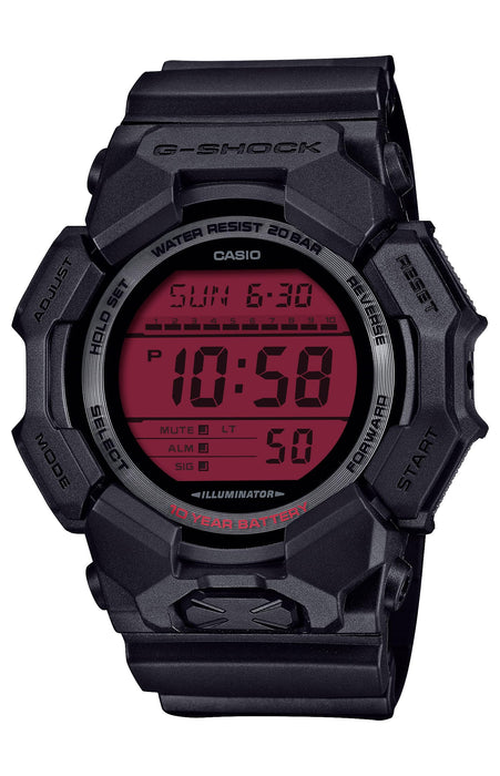Casio G-Shock GD-010BBR-1JF Black / Bold Red Digital Men Watch Resin Band NEW_1