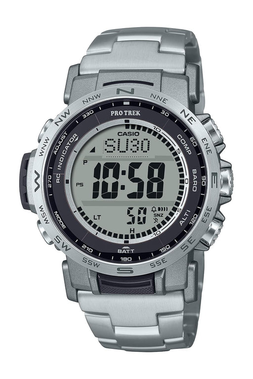 CASIO PRO TREK PRW-35TLD-7JF Luminous Dial Titanium Digital Solar Men Watch NEW_1