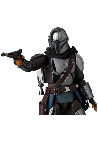 Medicom Toy MAFEX No.256 THE MANDALORIAN CHROME Ver. 160mm Action Figure NEW_2