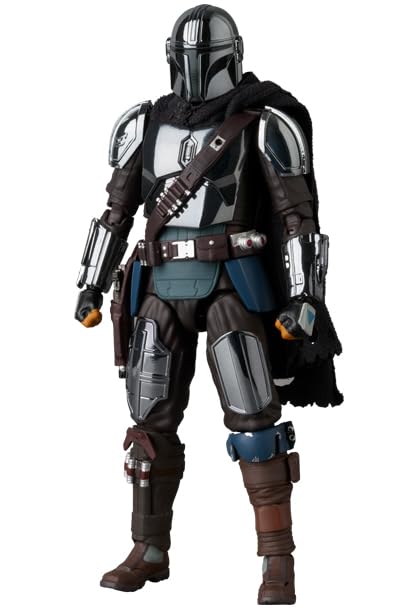 Medicom Toy MAFEX No.256 THE MANDALORIAN CHROME Ver. 160mm Action Figure NEW_3