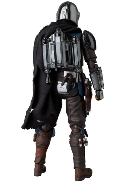 Medicom Toy MAFEX No.256 THE MANDALORIAN CHROME Ver. 160mm Action Figure NEW_4