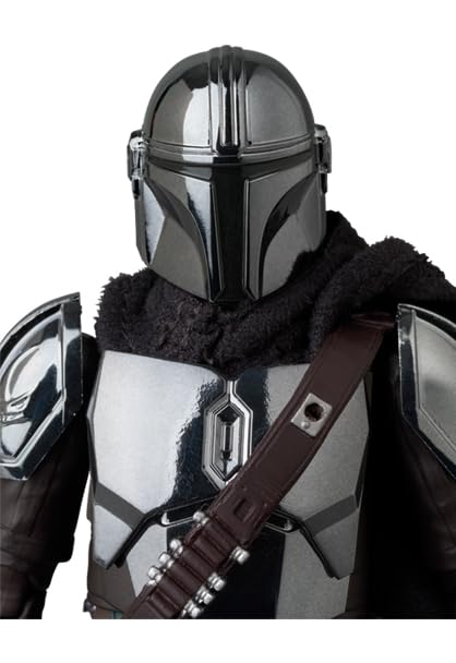 Medicom Toy MAFEX No.256 THE MANDALORIAN CHROME Ver. 160mm Action Figure NEW_5