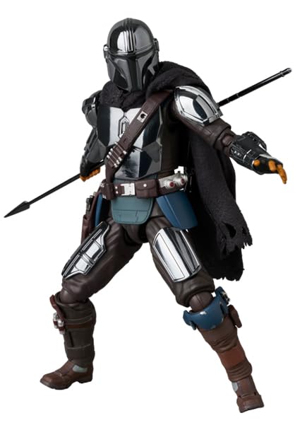 Medicom Toy MAFEX No.256 THE MANDALORIAN CHROME Ver. 160mm Action Figure NEW_6