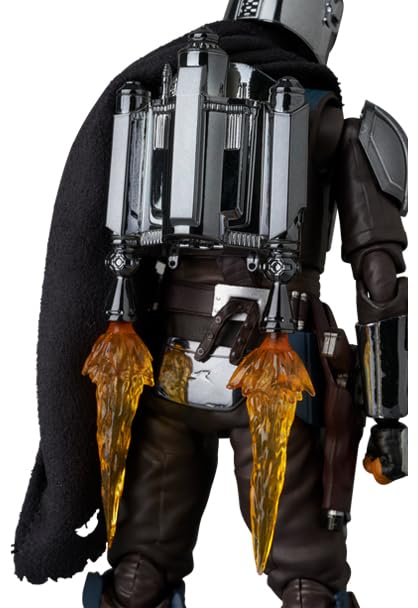Medicom Toy MAFEX No.256 THE MANDALORIAN CHROME Ver. 160mm Action Figure NEW_8