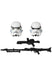 Medicom Toy MAFEX No.258 HAN SOLO STORMTROOPER DISGUISE 155mm Action Figure NEW_8