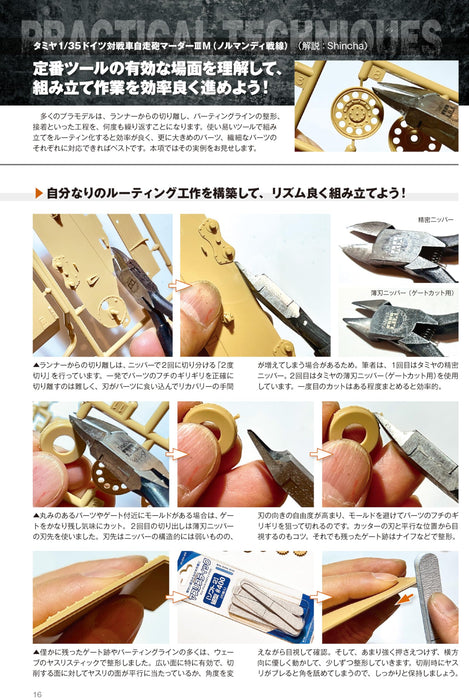 Model Art Latest Edition Mastering Tools for Plastic Models (Book) How To NEW_2