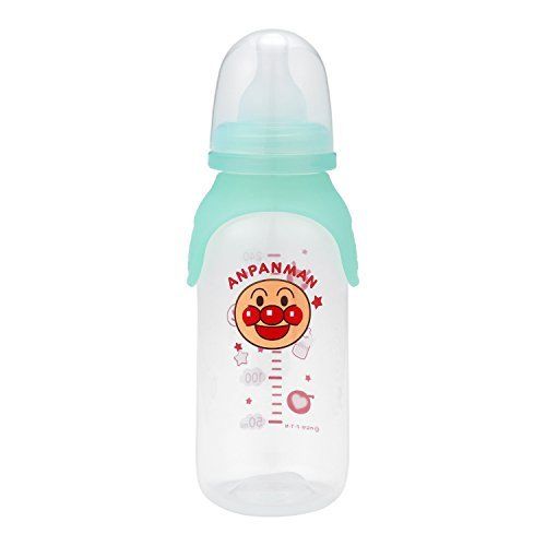 Lec Anpanman Nursery bottle Standard 240 ml cross cut 3 months ~ NEW from Japan_1