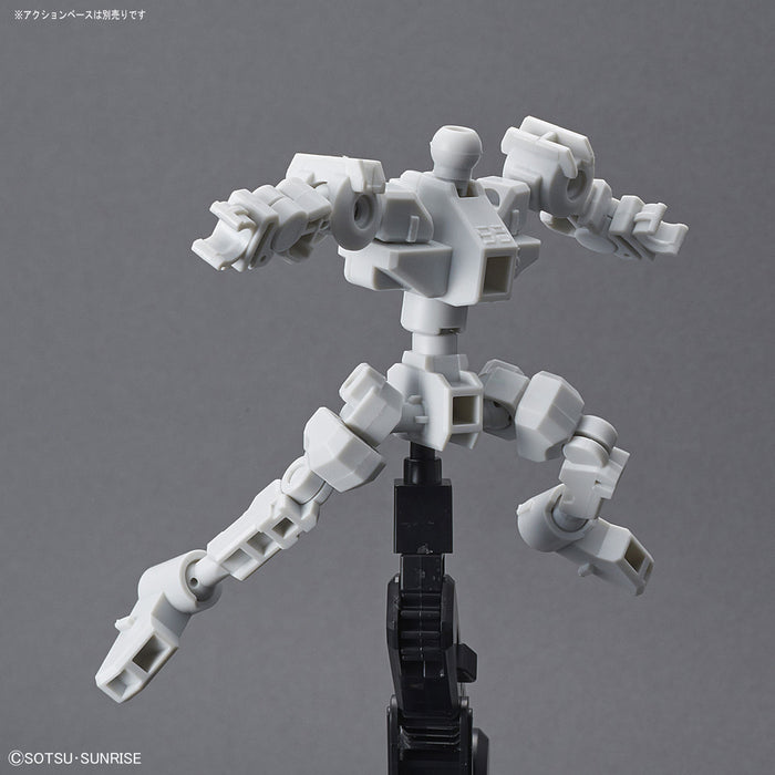 BANDAI SD Gundam CROSS SILHOUETTE FRAME WHITE Plastic Model Kit NEW from Japan_4