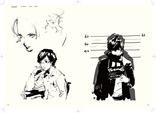 Persona 5 P5 Official Design Works PS4 Game Illustration Art Book NEW from Japan_4