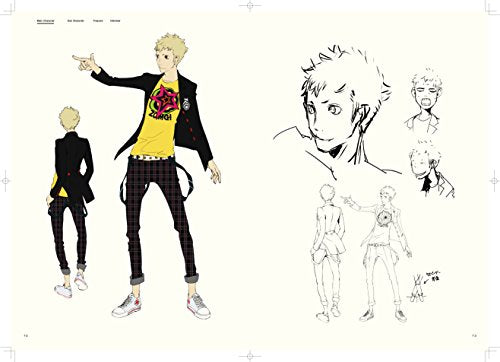 Persona 5 P5 Official Design Works PS4 Game Illustration Art Book NEW from Japan_5