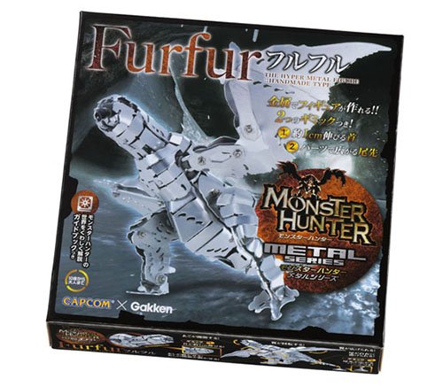 Monster Hunter Metal Figure Kit Furfur Model Made in Japan Capcom x Gakken NEW_1