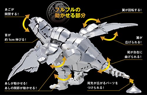 Monster Hunter Metal Figure Kit Furfur Model Made in Japan Capcom x Gakken NEW_3