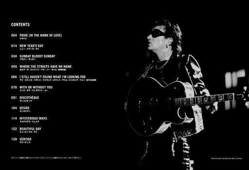 U2 Best Wide Edition Band Score Sheet Music Book Shinko Music 11 songs posted_2