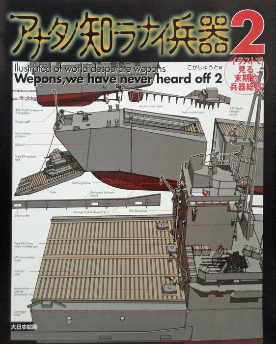 Illustrated of World Desperate Weapons, We Have Never Heard Off 2 NEW from Japan_1