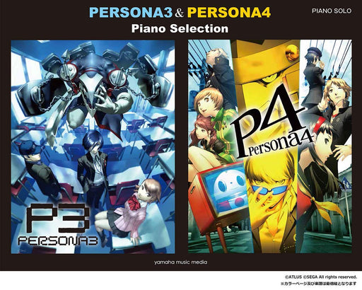 Persona 3 & 4 Piano Selection Solo Sheet Music Japan Game Music Score Book NEW_1