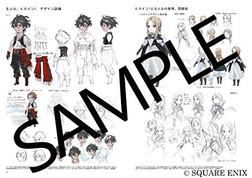 BRAVELY DEFAULT II 2 Design Works THE ART OF BRAVELY 2021 Game Art Book (Mook)_3
