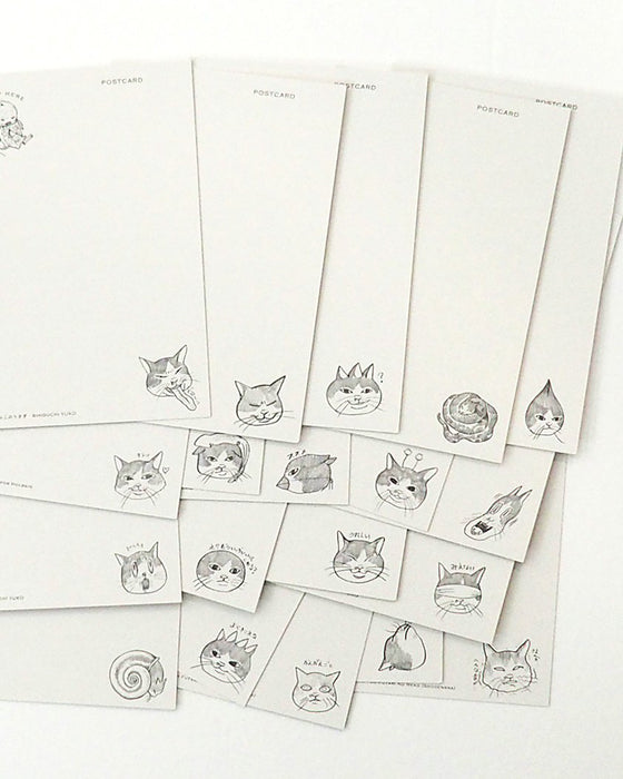 Higuchi Yuko 100 POSTCARDS Animals with Original Booklet Illustration Collection_5