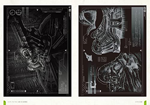 Super Details Mechanical Drawing Collection Alien Blueprint /Graham J. Langridge_6